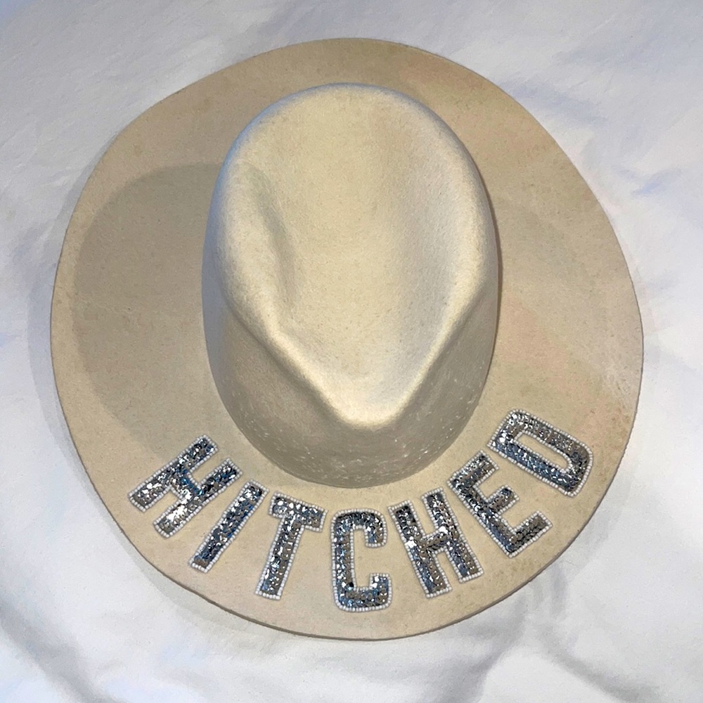 Hitched Hat - Bride/Bachelorette hat!
